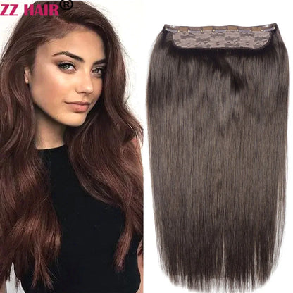 ZZHAIR 100% Echthaar-Extensions, Remy, 16–26 Zoll