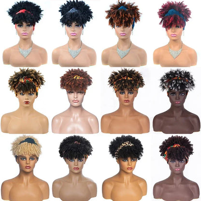 Curly Headband-Perücke, kurz & lockig – Produktfoto 5