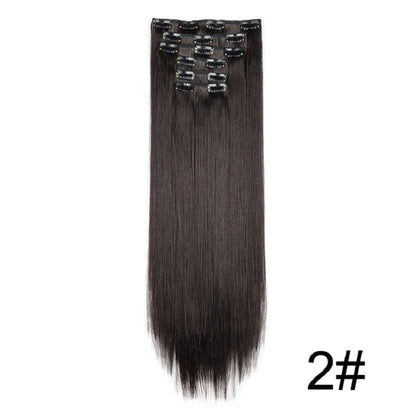 Clip-Extensions 6-teilig, glatt, Vollkopf