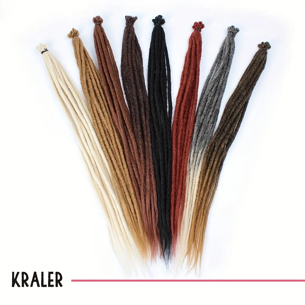 Dreadlock-Extensions, 24 Zoll, handgefertigt – Produktfoto 5