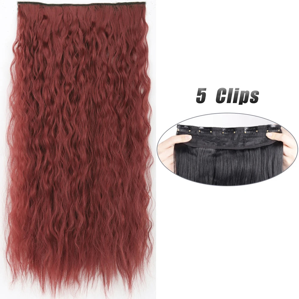 Clip-Extensions 5-teilig, lang & glatt, 80cm