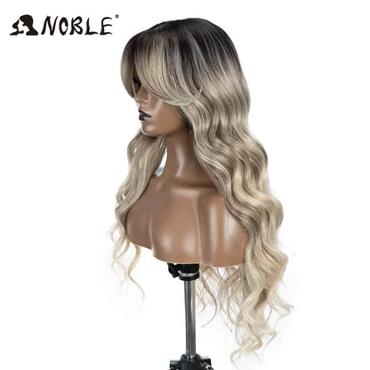 Braune Lace-Front-Perücke, Water Wave, 28 Zoll – Produktfoto 4