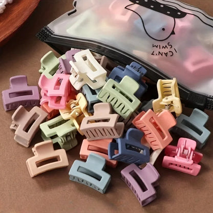 Matte Hohlkern-Haarklaue, Candy-Farben (20er)