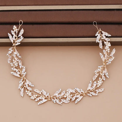 Strass-Tiara-Stirnband für die Braut