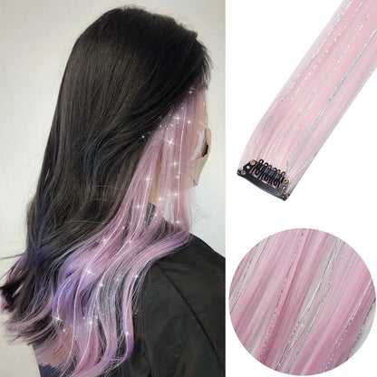 Clip-Extensions, bunte Party-Highlights, 22 Zoll