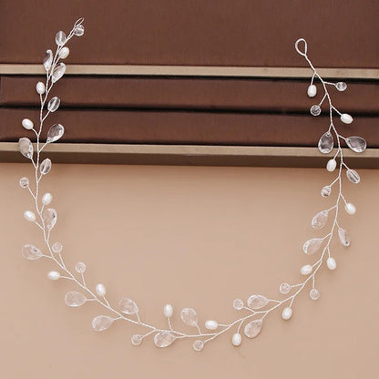 Strass-Tiara-Stirnband für die Braut