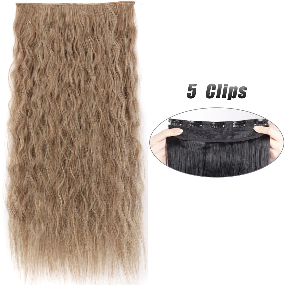 Clip-Extensions 5-teilig, lang & glatt, 80cm