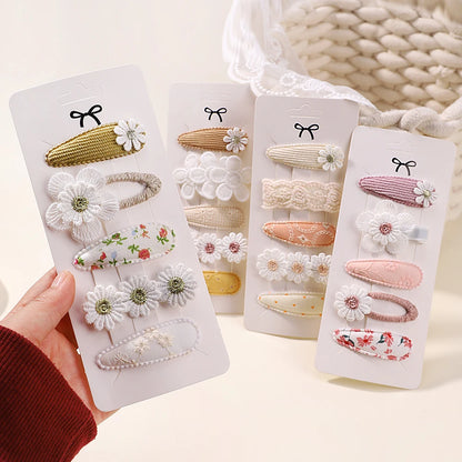 Mini-Baby-Haarclips, Blume & Hase, 5-teilig