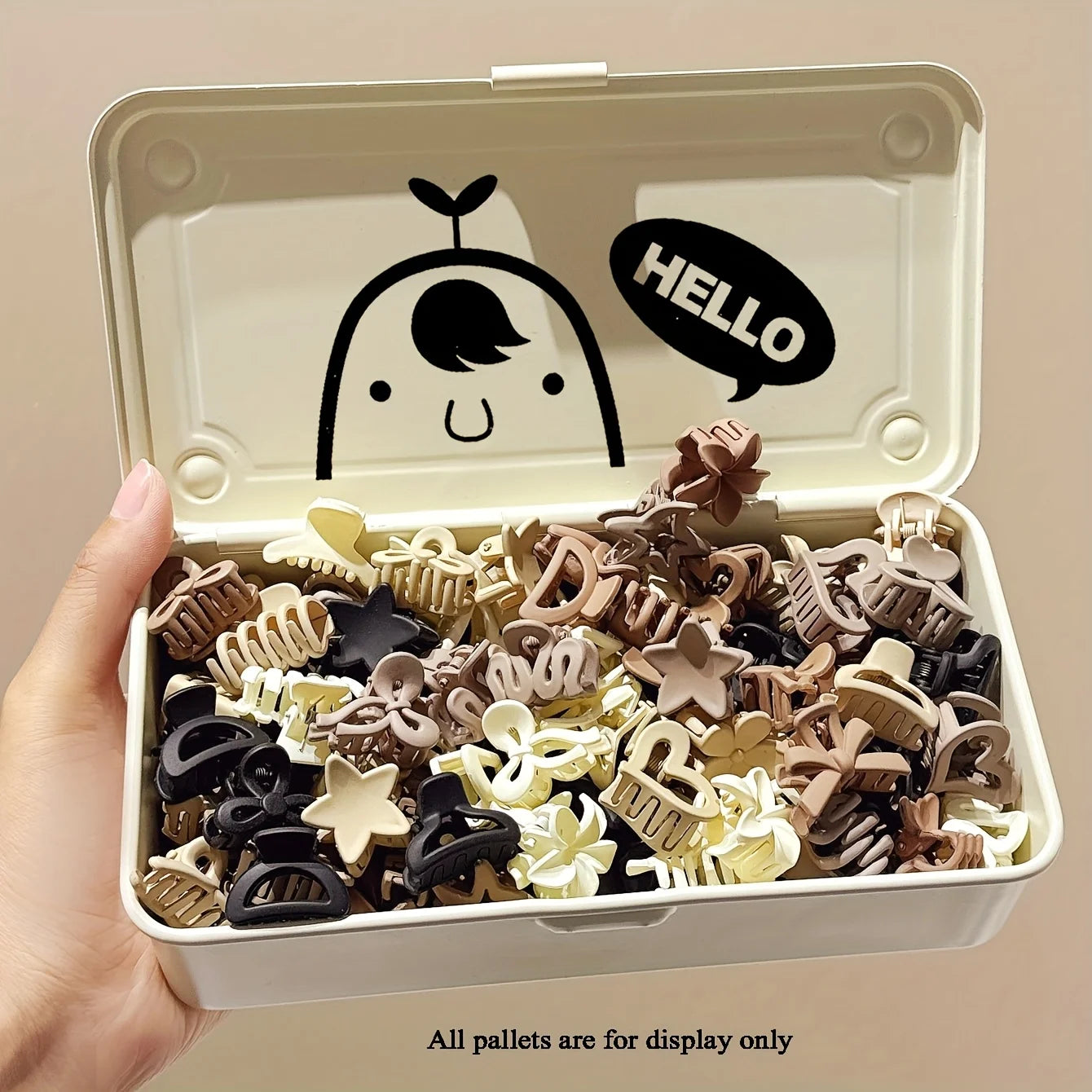 Mini-Clips Multipack, beige