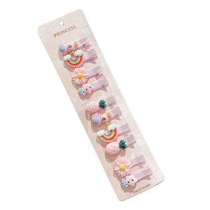 Baby-Haarklammern Blumen & Schleifen, 30er-Set