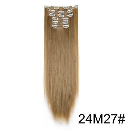 Clip-Extensions 6-teilig, glatt, Vollkopf