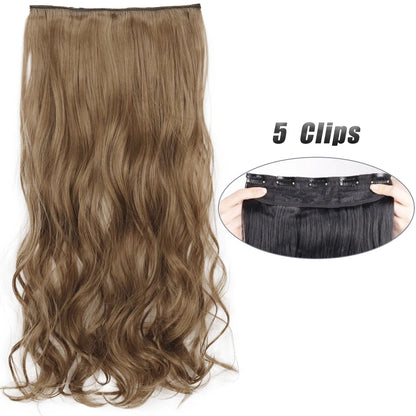 Clip-Extensions 5-teilig, lang & glatt, 80cm