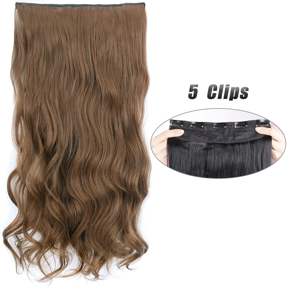 Clip-Extensions 5-teilig, lang & glatt, 80cm