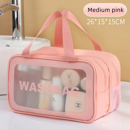 Trocken-Nass-Trenn-Tasche, transparent