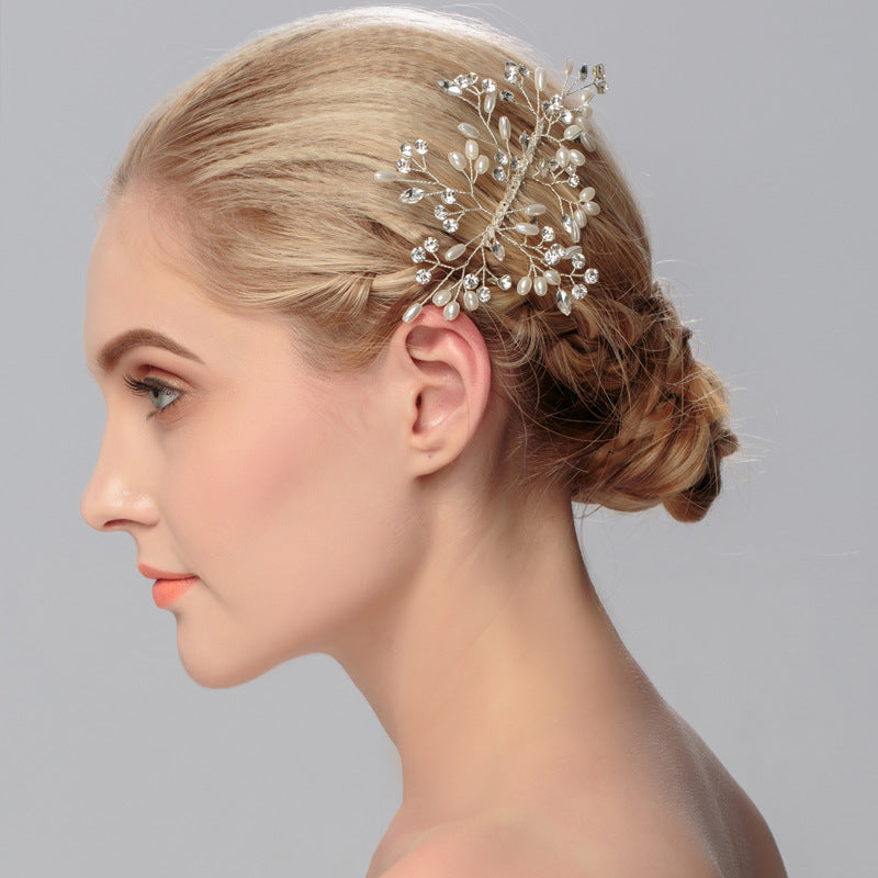 Eleganter Perlen-Haarkamm für Hochzeiten